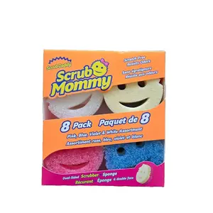 Scrub Daddy Variety Sponge Kit, 8-Count Home Care Sponge for Kitchen Cleaning