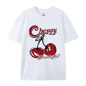 Women's Vintage Graphic Round Neck Short Sleeve Tee - Womenswear Streetwear Top with Comfortable Breathable Cotton Fabric for Summer Daily Wear