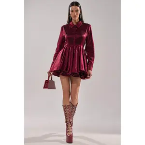 OH MY BUTTON DOWN MINI DRESS