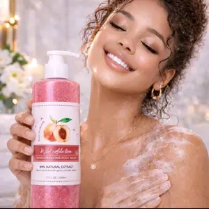 PEACH FRUITY GLOW SHOWER GEL.