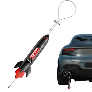 Anti Static Car Belt,3D Rocket Design Electrostatic Strip Ground Wire - Adjustable Static Conductive Towing Belt | for Safe Driving Vehicle Truck SUV Rv, Anti Static Strap for Trucks, Car Accessories, Car Essentials