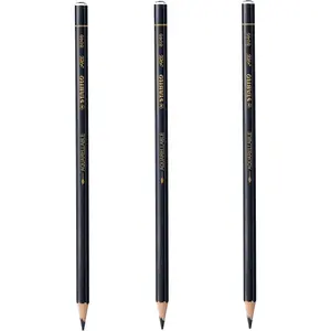 3x Stabilo- Pencils, Black (Black)