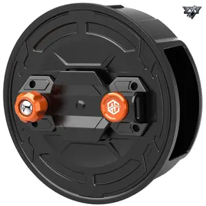 Lightweight Aluminum Tie Wire Reel with Quick-Lock and Release Mechanism, Dual-Sided Rewind Knob for Left or Right-Handed Operation, Tie Wire Stripper Designed for 12-18 Gauge Wires