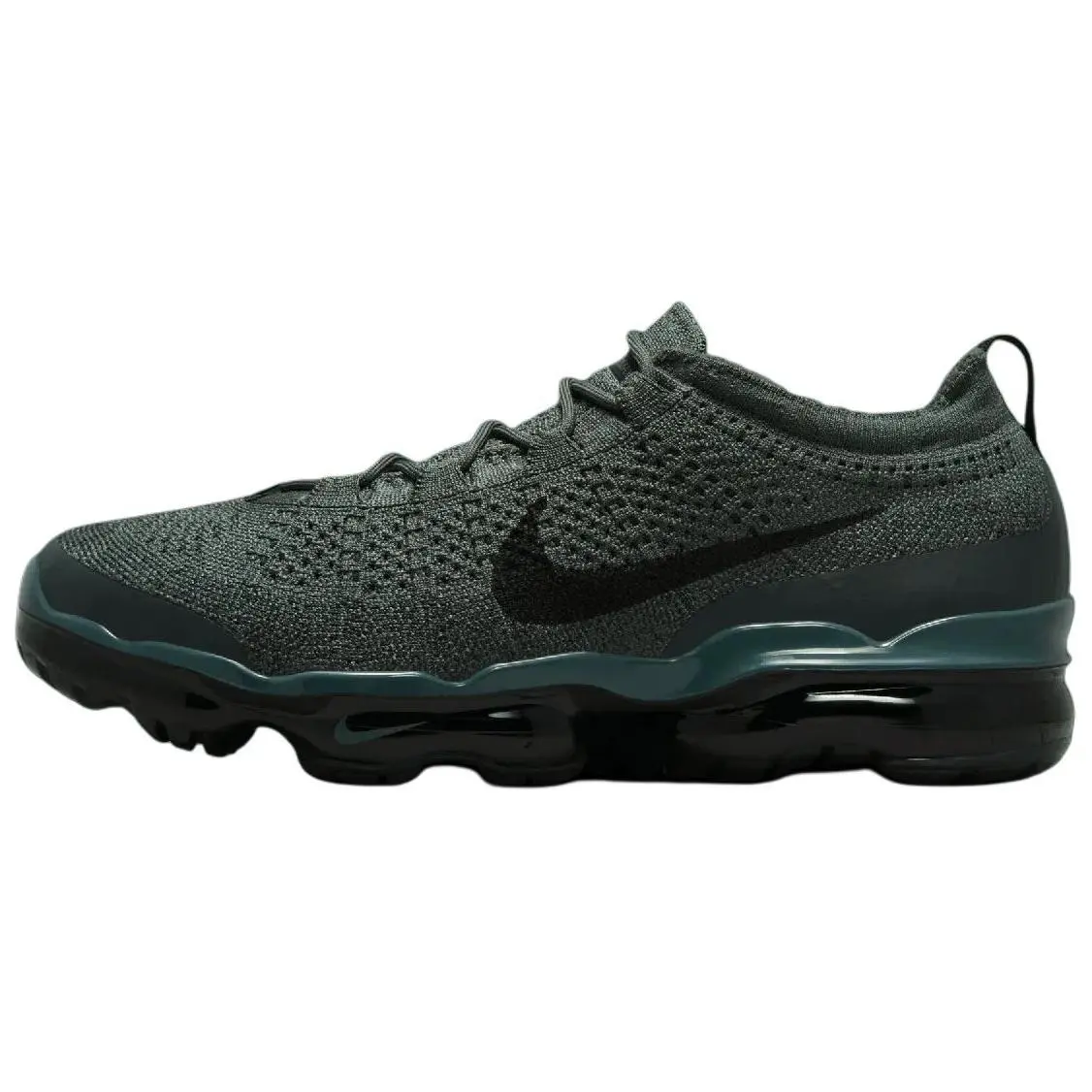 NIKE Air VaporMax 2023 Flyknit Performance Sneaker, Unisex Closed Toe Athletic Footwear for Running and Casual Wear in Dark Spruce - Runs Small, Lightweight