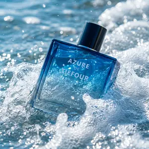 Tiefour Azure De Tiefour Eau de Parfum 99ml Unisex Bold Aquatic Fragrance with Lemon Jasmine & Amber for Men Women Luxury Gift - Edp