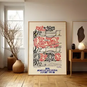 [UNFRAMED] Keith Haring Montreux Jazz Museum Quality Print