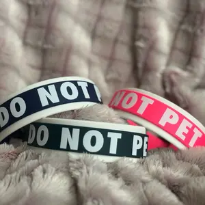 1.5 Inch Wide Double Layer Biothane Waterproof Dog Collar for Working Dogs, Service Dogs or Active Pet Dogs, Do Not Pet Collar