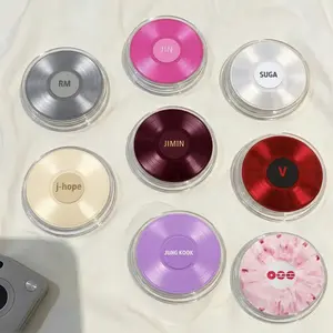 Bulletproof Boys Vinyl Record Phone Grip, Aesthetic Bangtan Member Color - Army Merch, Arirang 2026 Inspired Vinyl Griptok