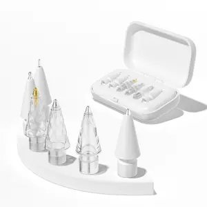 Apple Pencil Tip Replacement, Compatible with Apple Pencil Gen 1/2/3, Durable Metal Nib Upgrade, iPad Pro Stylus Pen Tip