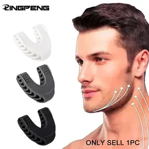 U-Shaped Jaw Exerciser, Mouth Jawline Face Fitness Chew Ball, LINGPENG Bite Breaker Training Equipment