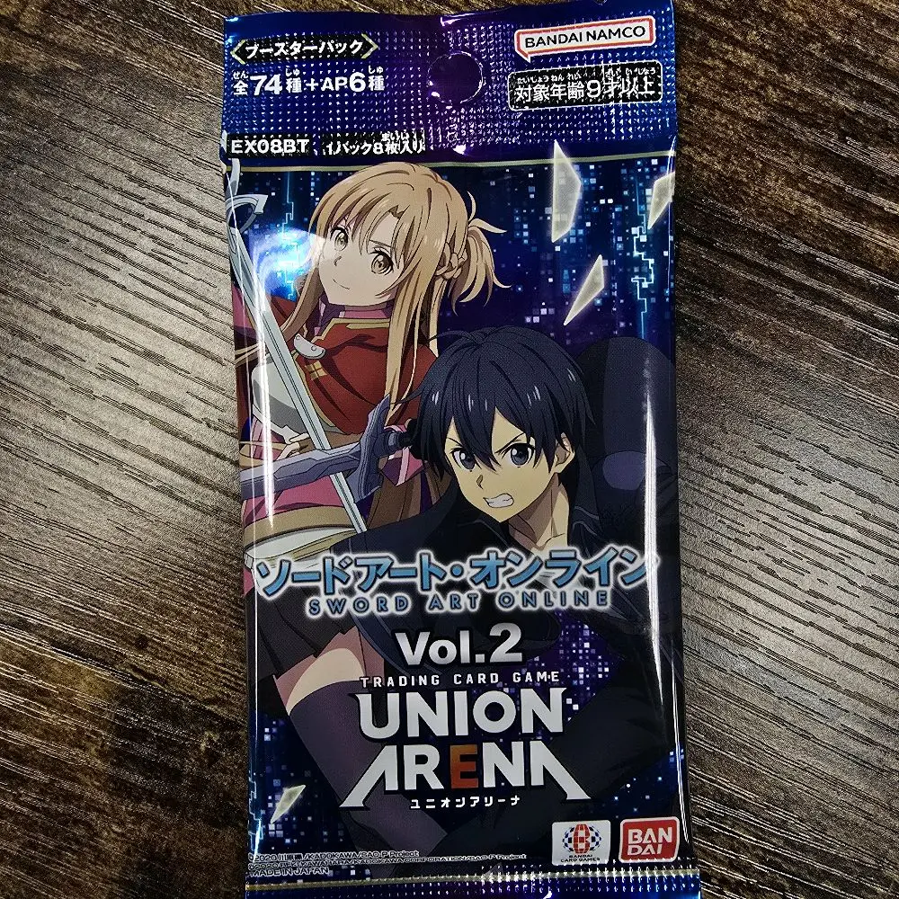 union arena japanese sword art online tcg booster pack