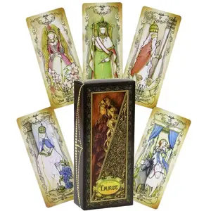 Tarot Card Game, 78pcs/box, Casual Party Game Card, English Tarot Card Game for Teens, Adults, Family, Friend, Tarot Card Decks, Tarot Card Set