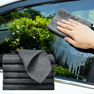 5/10pcs Soft Highly Absorbent Magic Cloth, Car Cleaning Towel with Multiple Sizes, Thick No Streaks Durable, Ideal for Glass & Vehicle Care, Car Wash Microfiber Towel, Towels for Cars