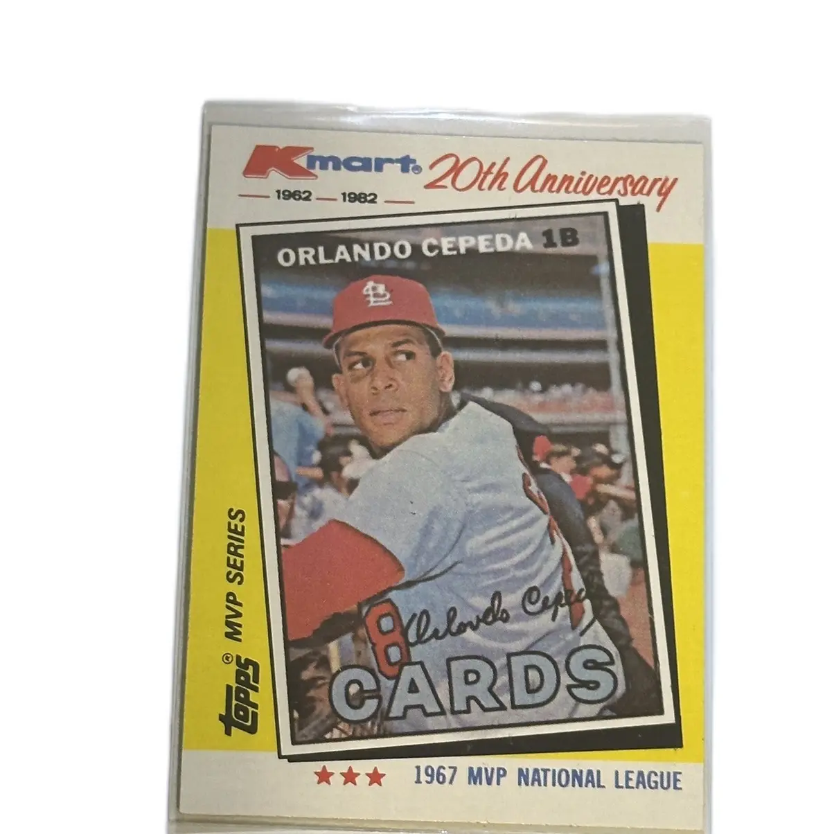 Orlando Cepeda 20th Anniversary baseball card