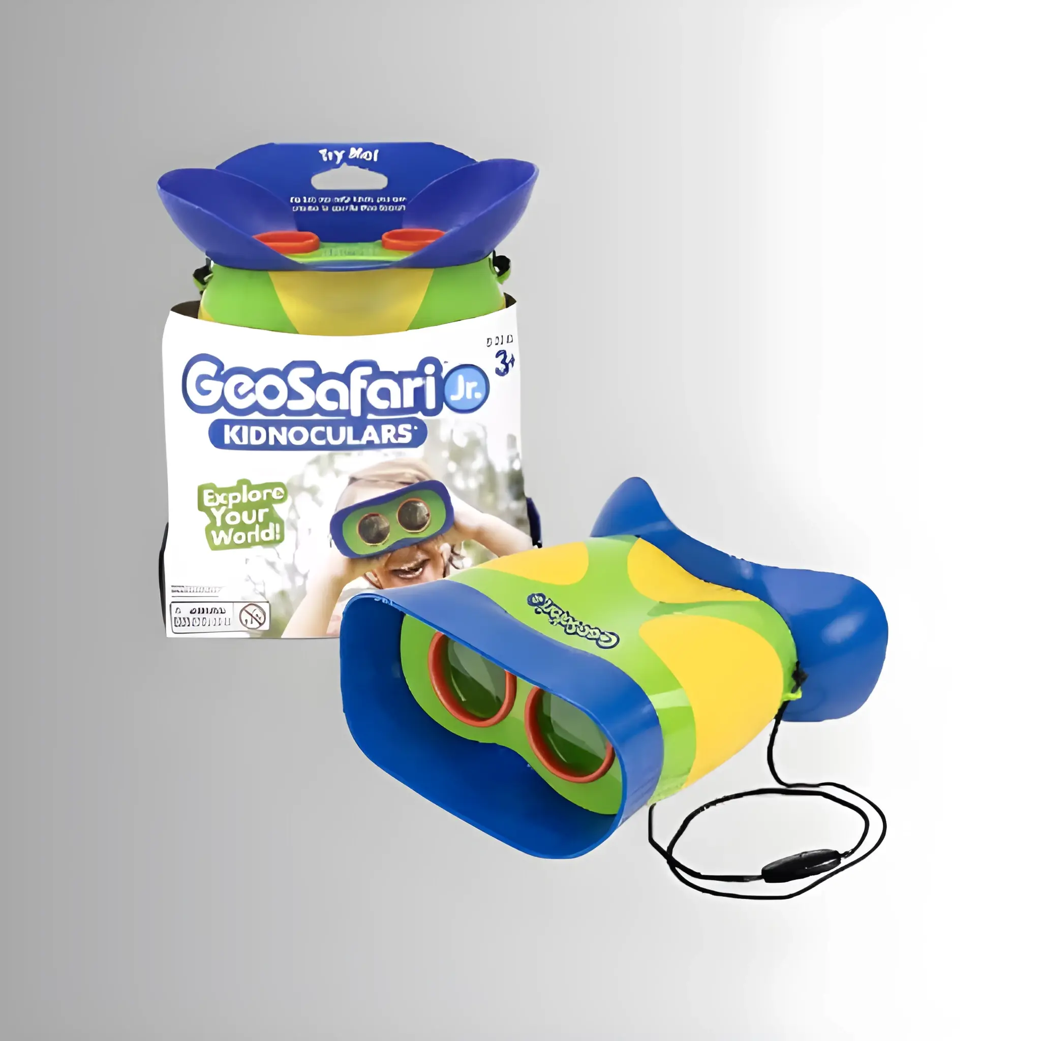 Educational Insights GeoSafari Jr. Kidnoculars, Binoculars for Toddlers & Kids, Gift for Toddlers Ages 3+