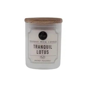 Tranquil Lotus | Wooden Wick Candle - Mini