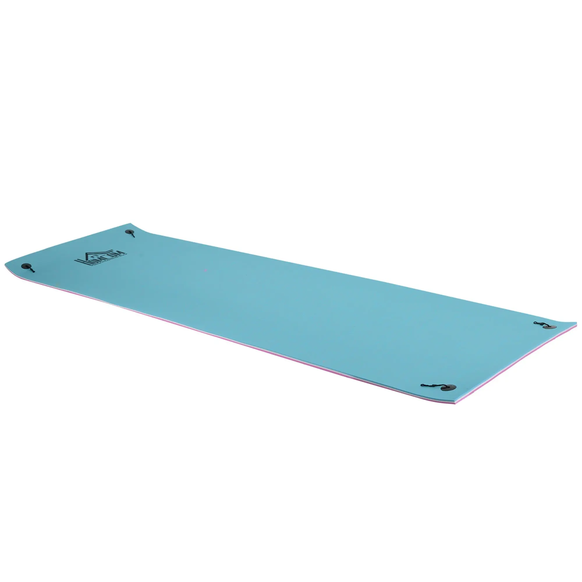 HOMCOM Floating Mat, 3-Layer Lily Pad Swimming Pool Floating Water Mat, Thick and Durable Water Activities Mat for Lake