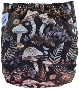 Mystic Moth Pocket Cloth Diaper | Moisture Wicking AWJ Reusable Diaper