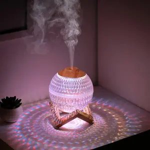 Crystal Ball Humidifier Colorful Night Light Creative Mini Silent Fog Quantity Atomization Silent Humidification Timed Power Off Safety Protection