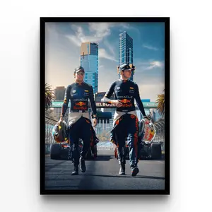 DICH-Verstappen&Perez Poster - Unframed #10282