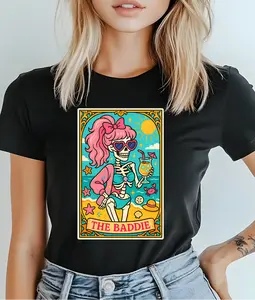 The Baddie Tarot Card DTF Transfer