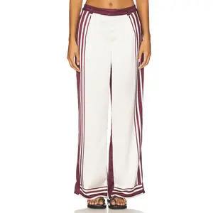 SEVEN WONDERS Zara Tailored Pant in Wine Stripe
