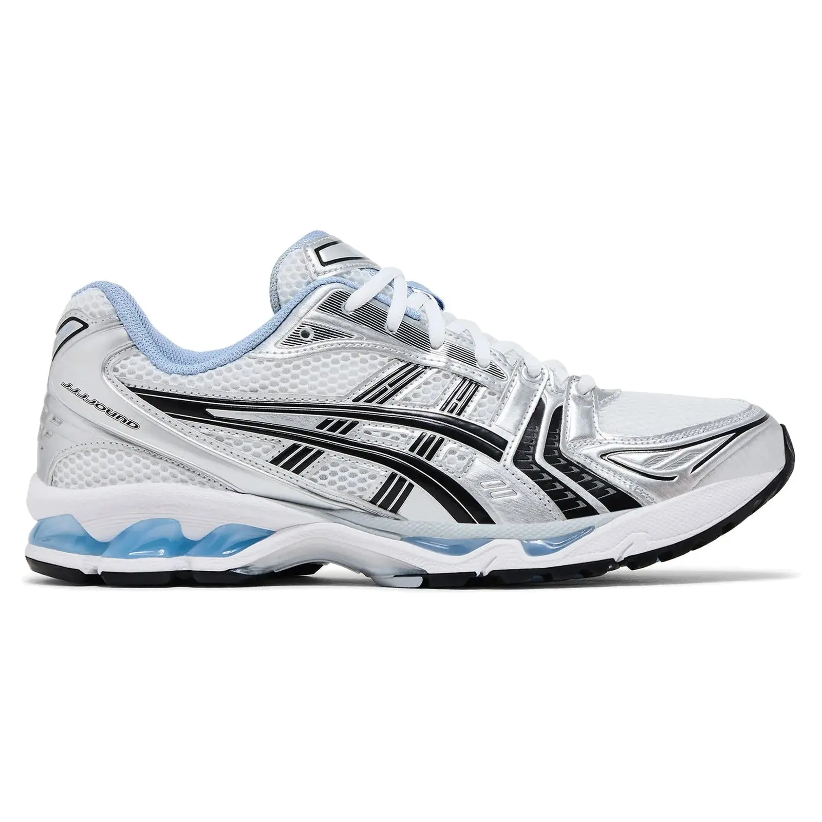 ASICS Gel-Kayano 14 JJJJound Unisex Round Toe Sneakers - White Blue Chunky Mesh Lace-Up Trainers, Jjjjound Collab, Authentic (1203A961-101), Brand New, Training Shoes, 100% Authenticity Guaranteed, US M 10, Running