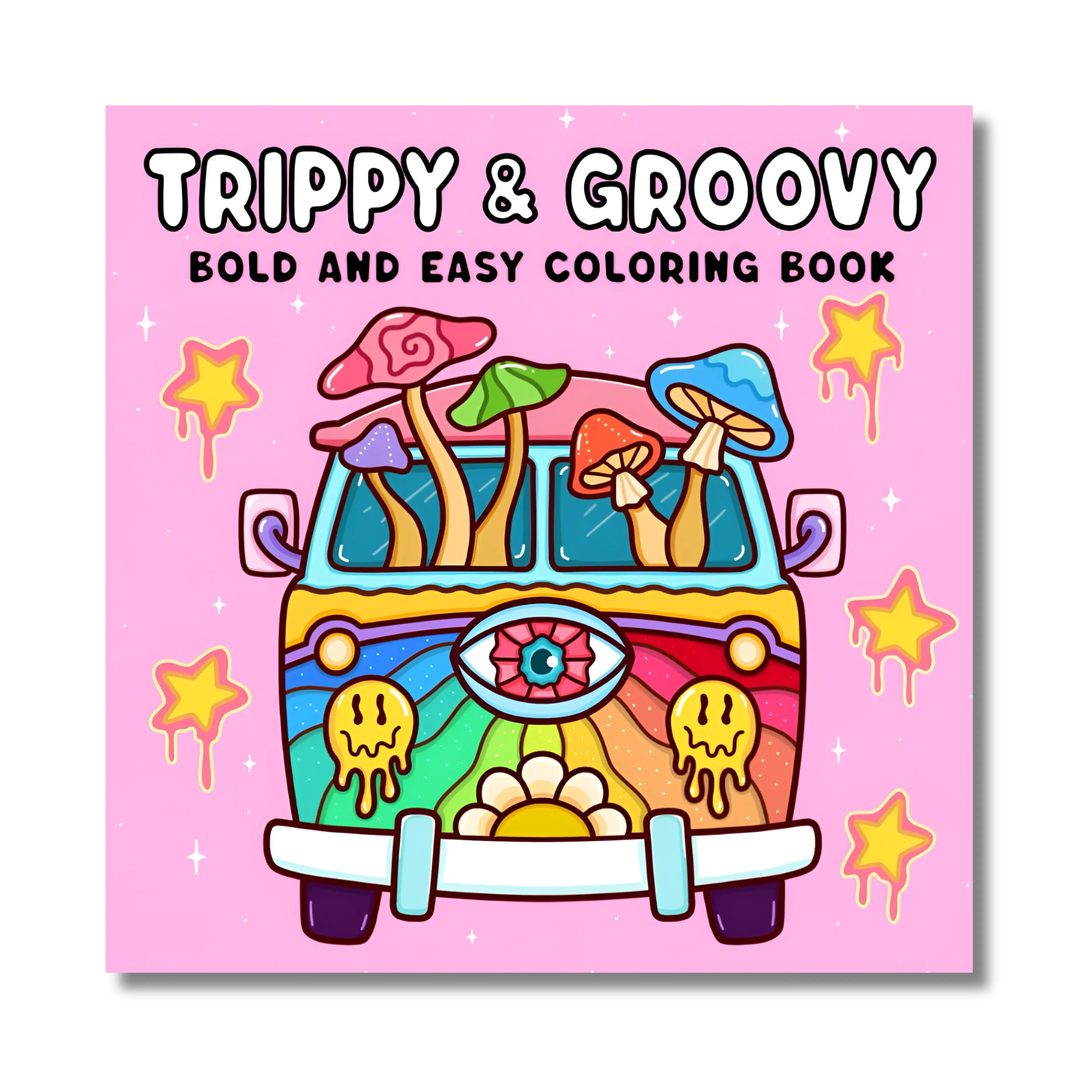 Adult Coloring & Activity Book (Collector's Edition, Psychedelic Themed) - Trippy Groovy Artwork with Unusual Mushrooms, Aliens, Magic Worlds, Optical Illusions, Vibrant Visuals; Relaxation Tool; Creative Gift (Literature & Art, Painting & Design)