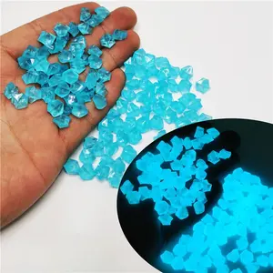 300Pack Glow in The Dark Rocks Outdoor Blue Solar Rocks for Landscaping, Outdoor Decor Glow in The Dark Stones, Glowing Pebbles for Garden Backyard Patio Lawn Pond Fish Tank Aquarium Decor - Home Improvement.