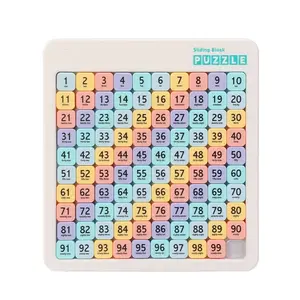 Digital Sliding Puzzle Magnetic Math Game, Party Activity Supplies, Party Gift, Educational Toy, Fun Brain Teaser, Ideal for Kids & Adults