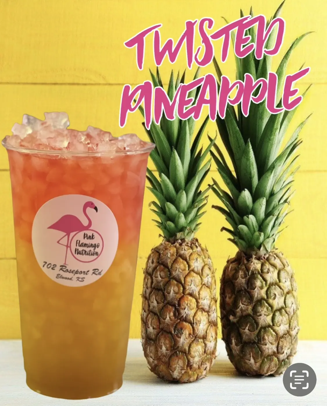 Twisted Pineapple Loaded Tea - Peach, Pineapple & Cherry flavors, 298mg of Caffeine, 1 Carb, 39 Calories, ZERO SUGAR, 6 grams of Protein, 10 grams of Collagen Peptides