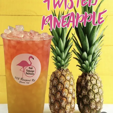 Twisted Pineapple Loaded Tea - Peach, Pineapple & Cherry flavors, 298mg of Caffeine, 1 Carb, 39 Calories, ZERO SUGAR, 6 grams of Protein, 10 grams of Collagen Peptides