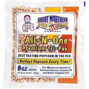 Great Northern Popcorn AllinOne Premium TriPak Popcorn 12/Case Great Northern Popcorn AllinOne Premium TriPak Popcorn 12/Case