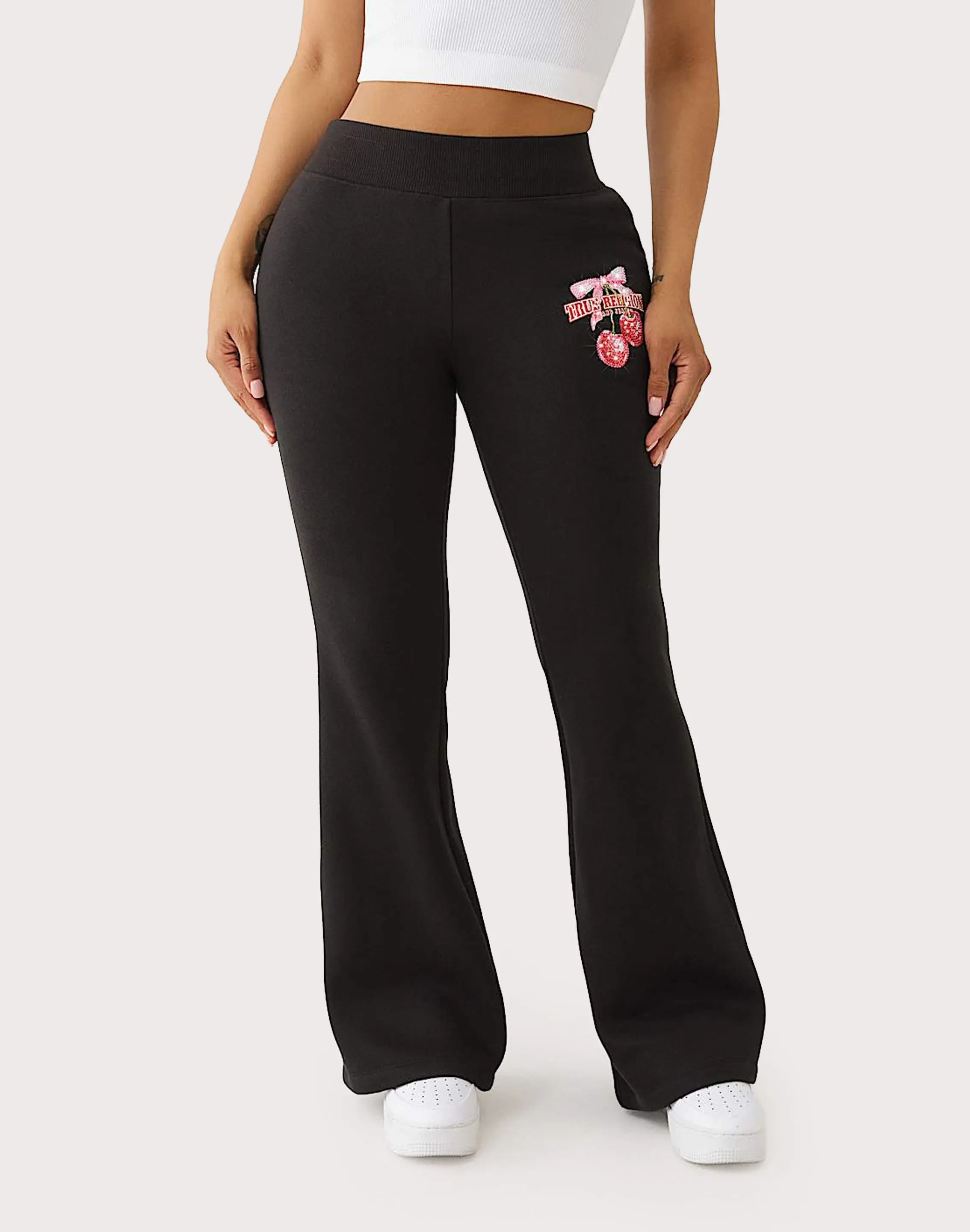 Womens True Religion Cherry Bootcut Sweatpants