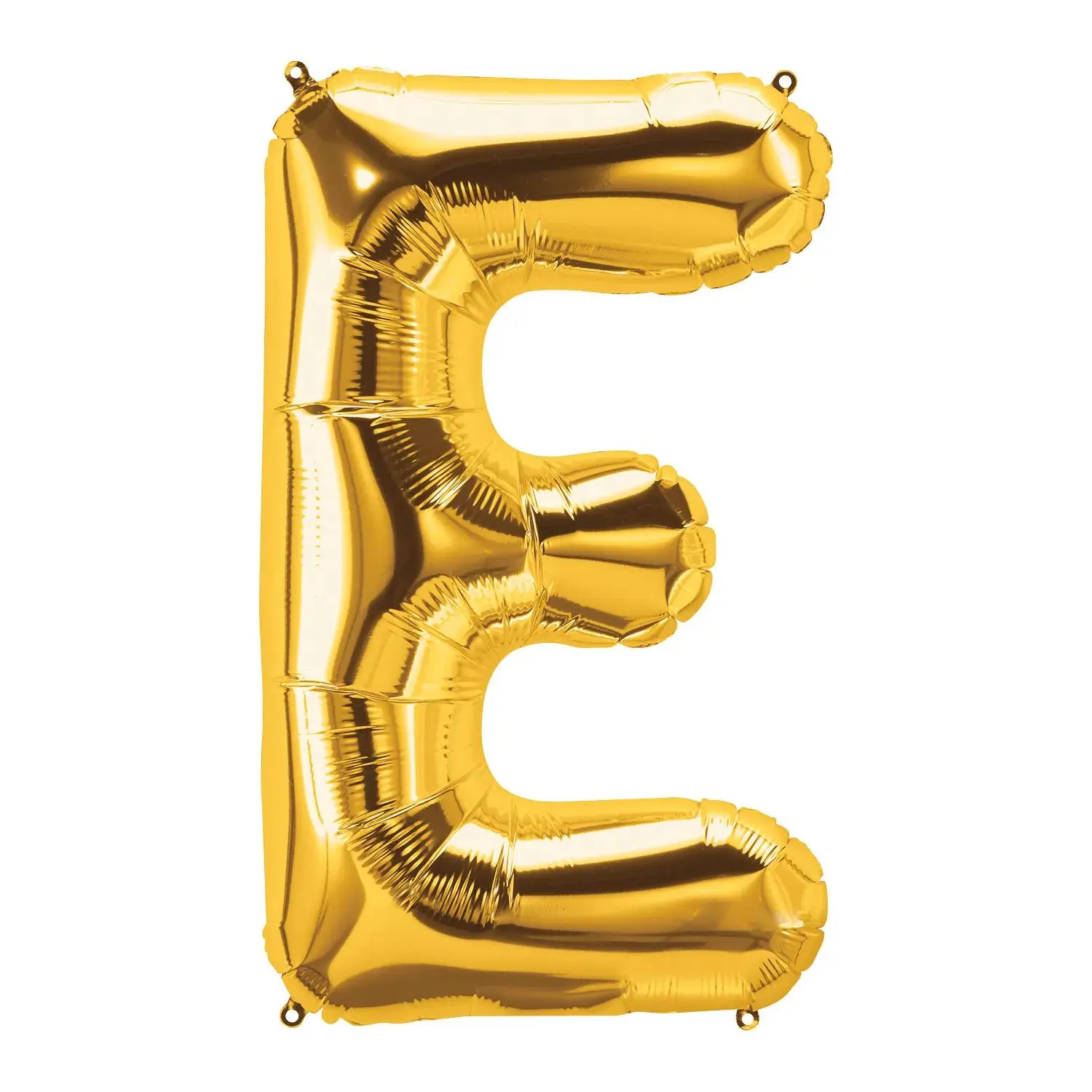 E-Shaped Gold Letter 34" Mylar Balloon