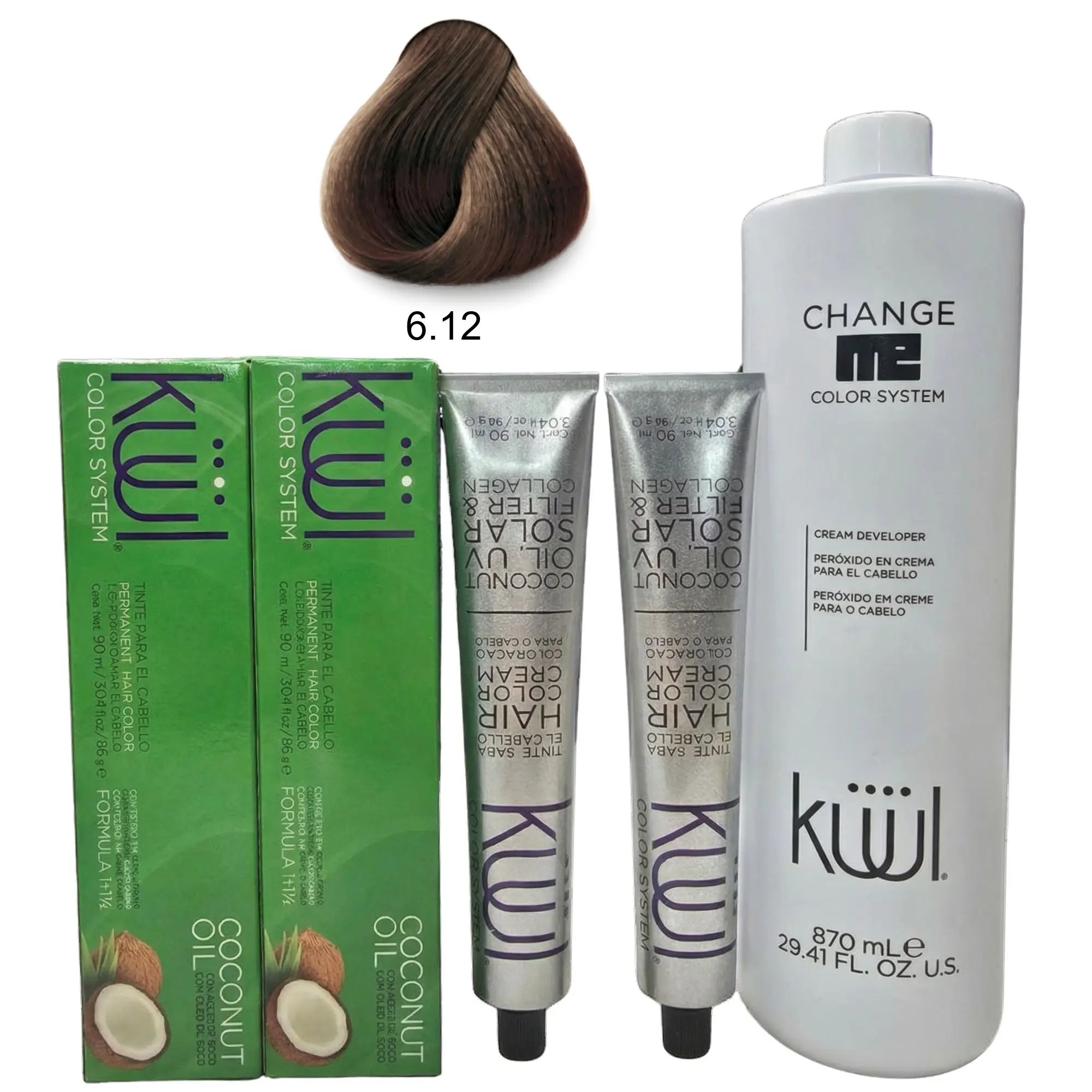 6.12 ASH NACRE BLONDE/RUBIO OSCURO CENIZO NACAR