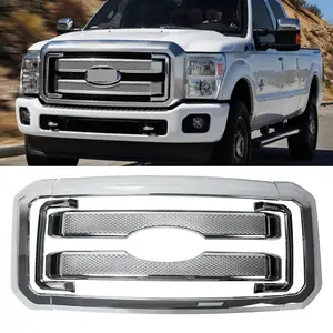 Ford 2011–2015 F-250/F-350 Super Duty center grille electroplated mesh (8 pieces)