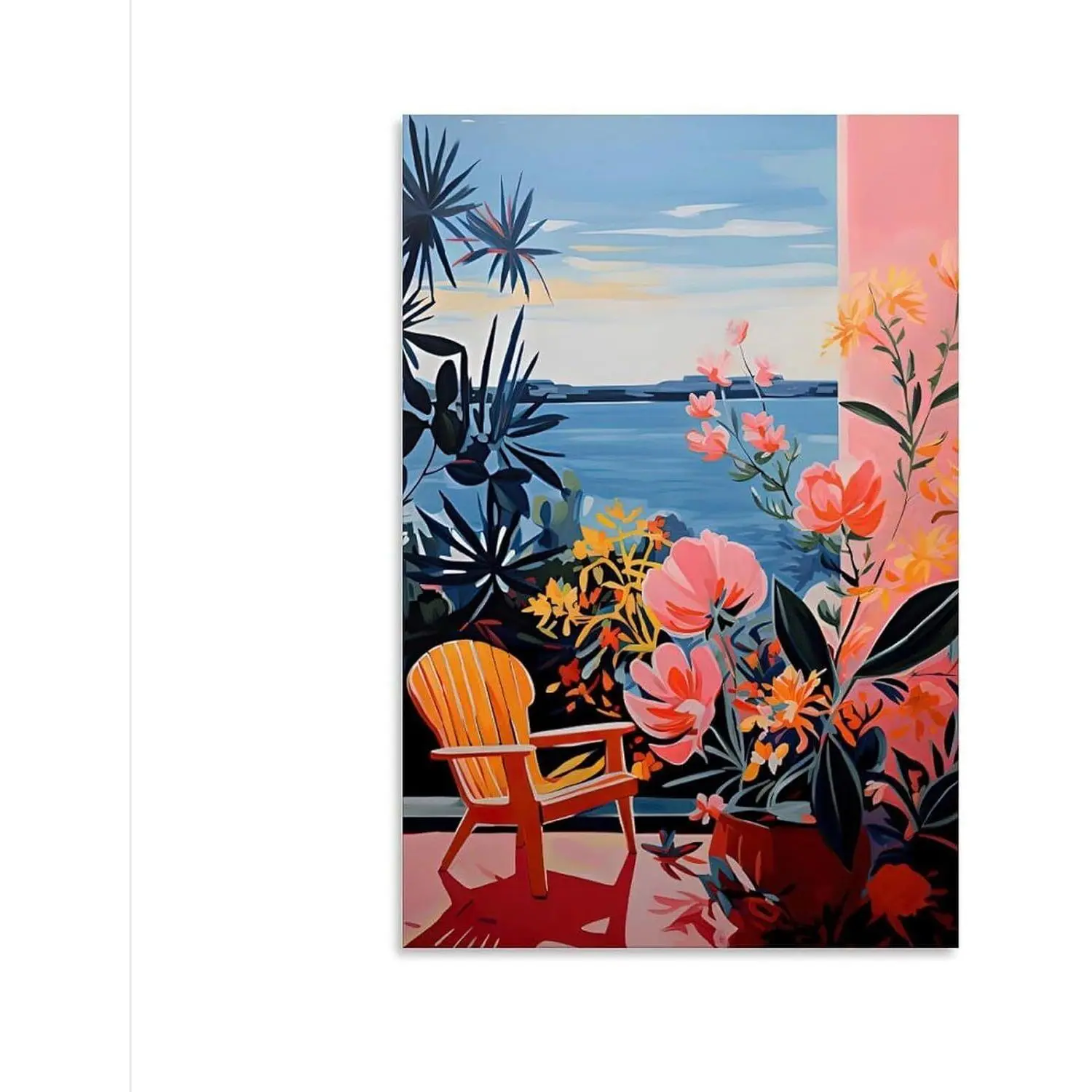 Henri Matisse Poster Print - HD Printing, Multi-Size, Wood Frame Canvas Wall Art for Room Aesthetic Home Decor