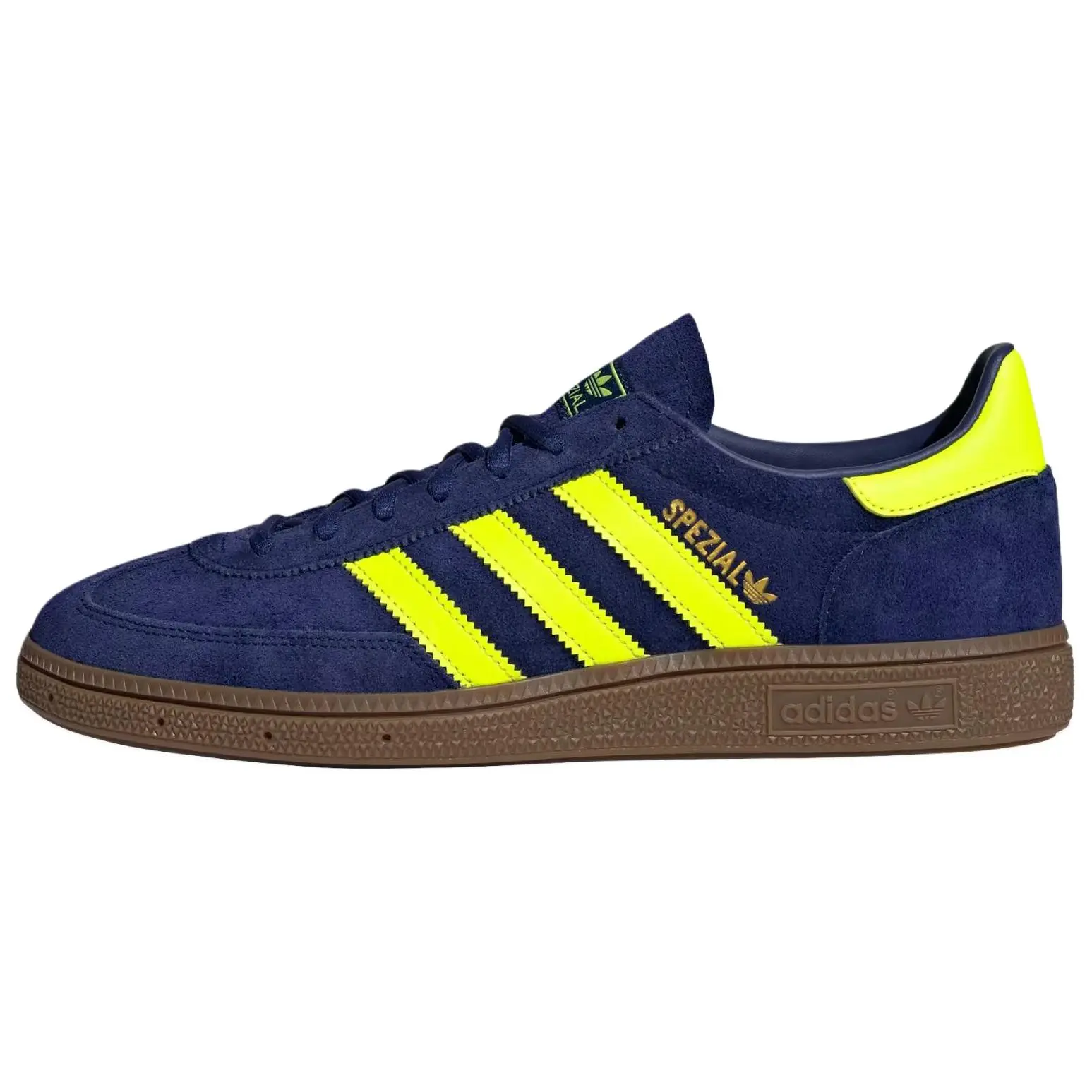 adidas Handball Spezial Athletic Shoes - Victory Blue Solar Yellow, Indoor Court Sneakers, Mesh Upper, Reinforced Toe Box, High-Performance, Snug Fit, Traction Grip, Quick Movements