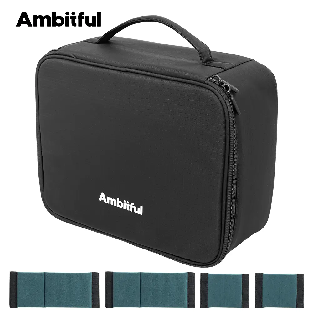 Ambitful ZOOM P7 Multi-Functional Camera Bag - DSLR Inner Storage Bag with Protection Cover - Compatible with Canon, Fujifilm, Sony, Nikon, Micro 4 Thirds, DJI Devices