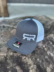 Richardson 112 Snap Back RR Logo - Charcoal/White