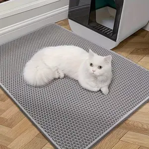 EVA Cat Litter Mat - Double-Layer, Anti-Splash, Non-Slip Mat for Cat Litter Box, Pet Waste Control, Easy Cleanup, Pet Waste Control | Modern Cat Litter Box | Easyclean Mat