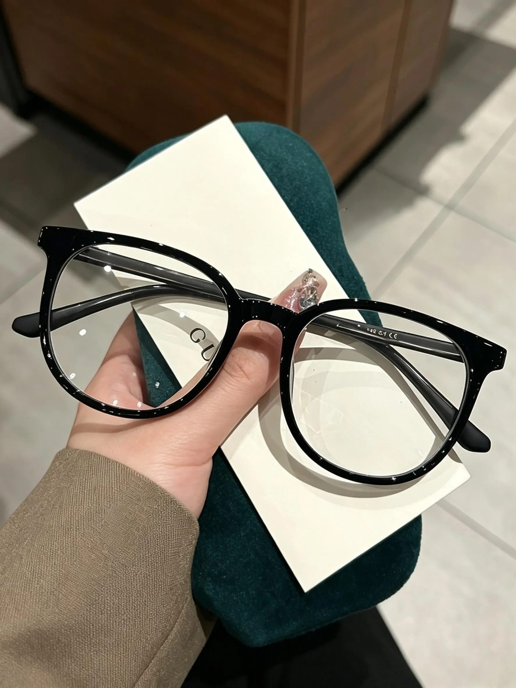 Large Round Frame Clear Lens Glasses Retro Fashion Decorative Computer Glasses Women Men, Casual Style, Trendy Casual Eyeglasses, Stylish Glasses, Practical Gift for Holidays Or Daily Use, Everyday Eyewear