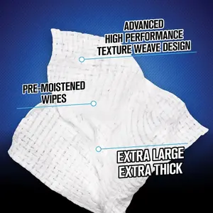 Chemical Guys Textureweave Total Cleaner & Protectant Wipe (1 Count) – Interior Car Cleaner, Interior Detailing Products, Automotive Car Detailing Accessory