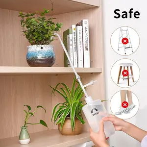 BKSAI Hanging Plant Watering Bottle with Long Spout & Anti-Backflow System for Indoor/Outdoor Use USA Patent Design Garden Sprayer Lawn Sprinkler 500ml Safe Non-Toxic Garden Sprayer Waterfall Pool Sprinkler Waterfall Pool Sprinkler Garden Retractable Hose