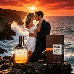Men's Pheromone Perfume, Infused with Pheromone Formula, Long Lasting Floral Fruity Woody Scent, Designed for Her to Make Her Addicted & Share a Wild Night, Great Gift for Independence Day, Labor Day & Halloween 100ml
