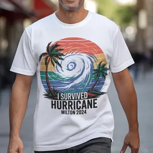 Hurricane Milton T-Shirt, Nostalgia Retro Style T-Shirt, weather Tee