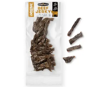 Stripling's Original Peppered Beef Jerky - Family Owned Premium Beef Jerky Snack Packs - Made in the USA