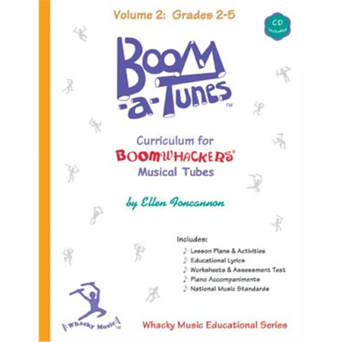 Rhythm Band Instruments Boom-A-Tunes Volume 2 Book - Coaches' & Referees' Diatonic Tool for Music Lessons, Treble Clef Reading Completion, and Student Engagement, Completes Treble Clef Reading, Involves Students, 1 Book