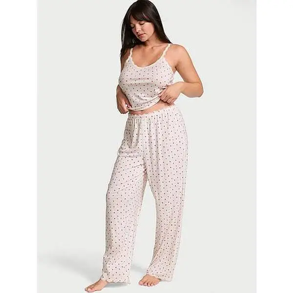 Victoria's Secret Pointell Cami Tank & Pant Sleep Set